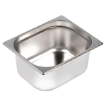 Гастроёмкость, 1.0мм, 1/2×15 см AISI 304