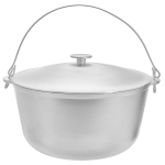 Казан алюминиевый походный с крышкой, 10 л ГАРДАРИКА