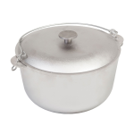 Казан алюминиевый походный с крышкой, 12 л ГАРДАРИКА