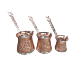 Комплект турок Сталь Замак №2 Медный цвет 3шт