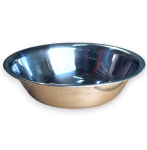 Круглая миска нерж. 0.8мм, 22 см AISI 201