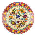 Ляган Риштанская Керамика 38 см. плоский, Турецкий