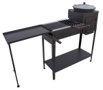 Печь под казан с мангалом 4,0мм