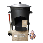 Печь разборная под казан 8 литров с платформой