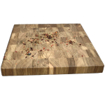 Разделочная торцевая доска из дуба 30х40см