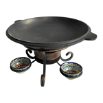 Садж-крышка на 10л чугунная, 38 см, Узбекистан