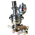 Самовар Фигурный 4 литра жаровой на дровах, турецкий