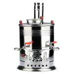 Самовар Разборный 8 литров жаровой на дровах, турецкий, 2 крана