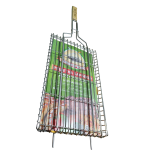 Сетка гриль барбекю из нержавейки, 260*460 мм