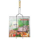 Сетка гриль барбекю из нержавейки, 460*460 мм