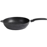 Сковорода 260/60мм со съемной ручкой soft touch, АП (темный мрамор)