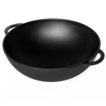 Сковорода чугунная ВОК с 2-мя ручками (WOK) 28см ГАРДАРИКА