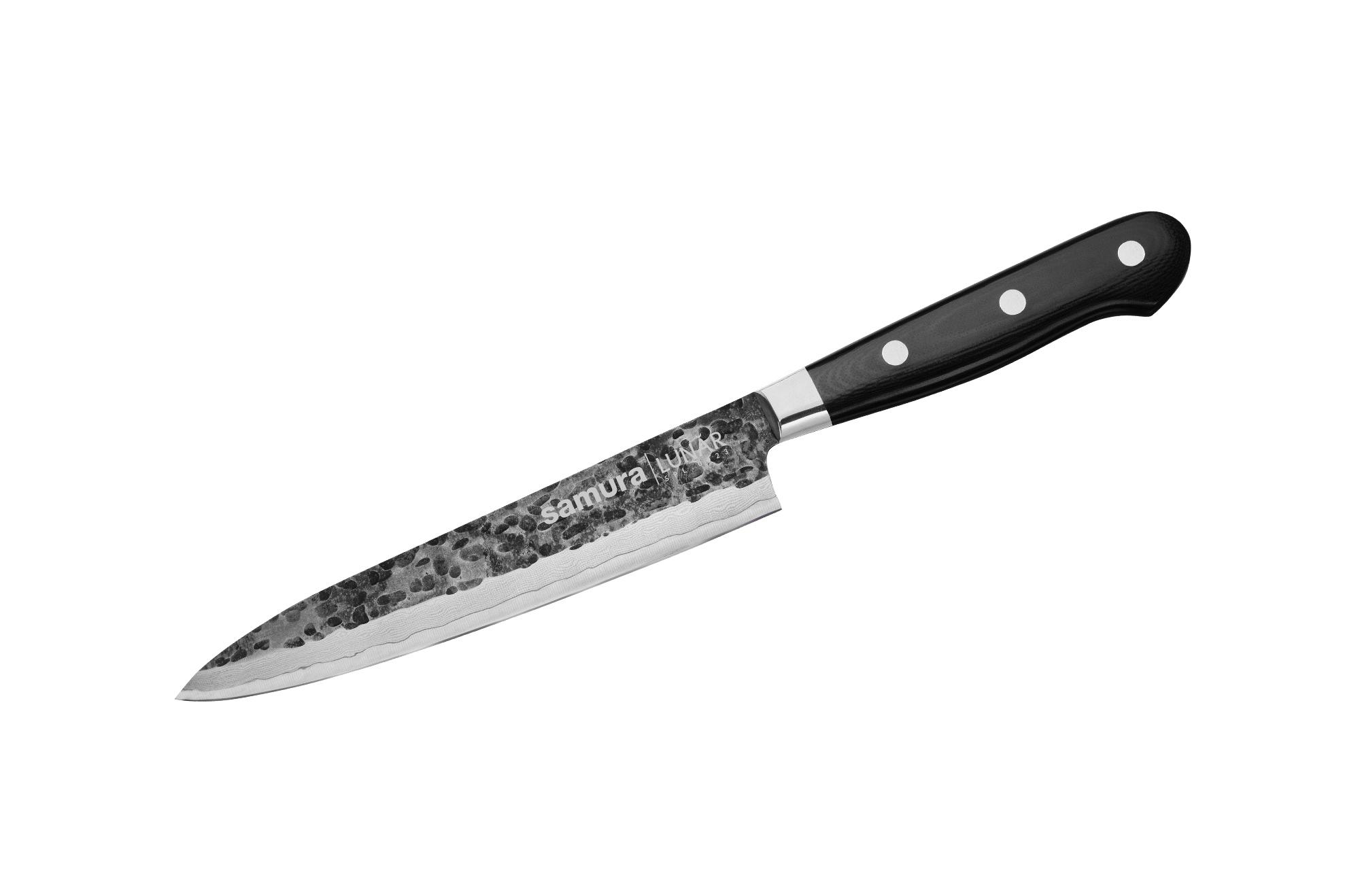 Универсальный нож Samura Pro-S Lunar, 152 мм, Черный - изображение 1